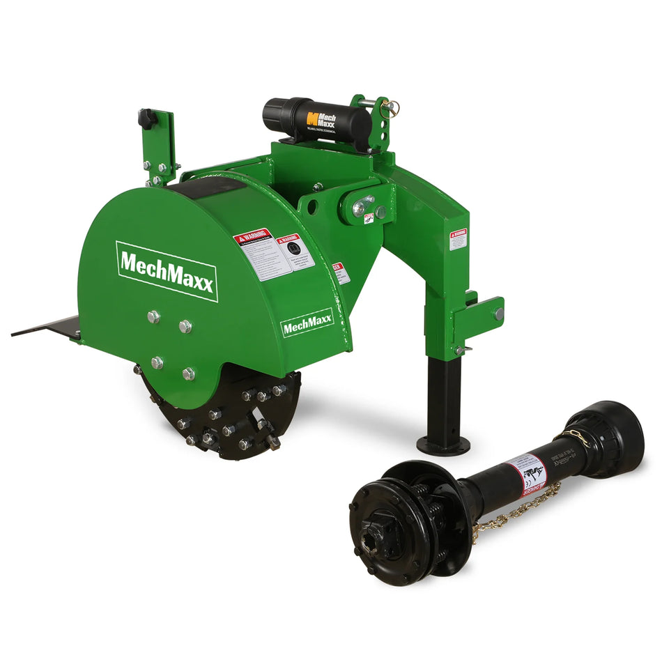 3-Point PTO Stump Grinder & Wood Chipper Bundle