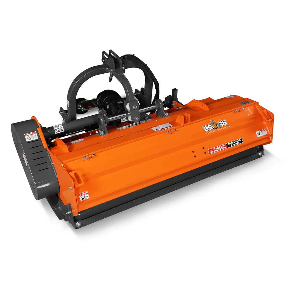 MechMaxx 72" Heavy Duty PTO Flail Mower with Hydraulic Side Shift 3 Point 50-75 hp,  KDK72H